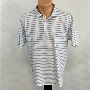 B. Draddy short sleeve polo shirt.  L